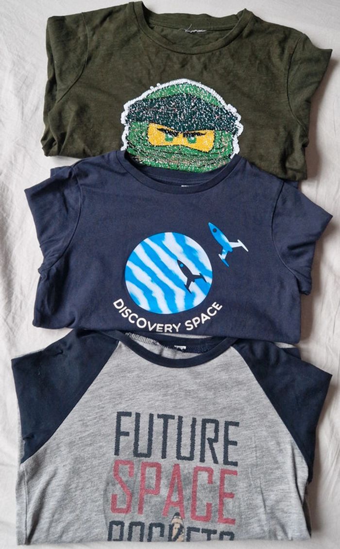 Lot de 3 tshirts manches longues