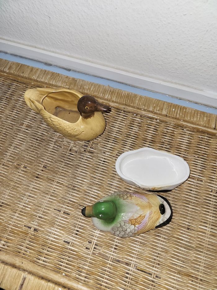 Lot de 1 boîte canard et un cache-pot canard - photo numéro 4