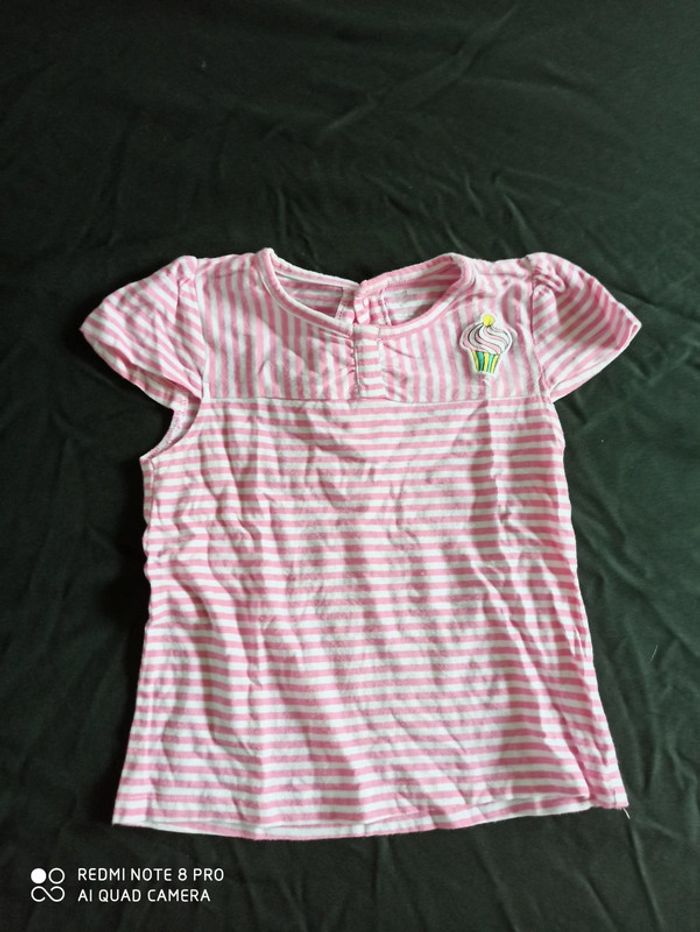 Lot 2 tee-shirts manches courtes.