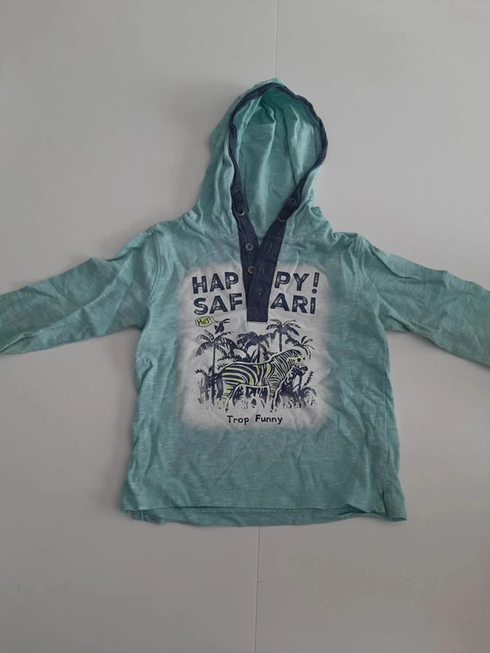 T-shirt manches longues 24 mois garcon