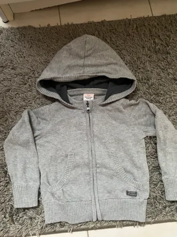Veste, gilet zip capuche garçon TAE 2ans 86cm