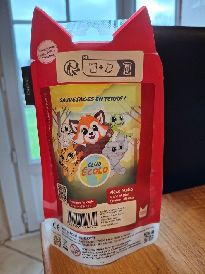 Tonies ies sauvetages en terre panda roux - photo numéro 2