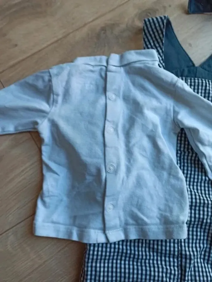 Ensemble salopette t-shirt manche longue - photo numéro 6