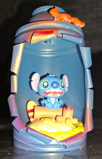 Stitch feu de camp a la plage