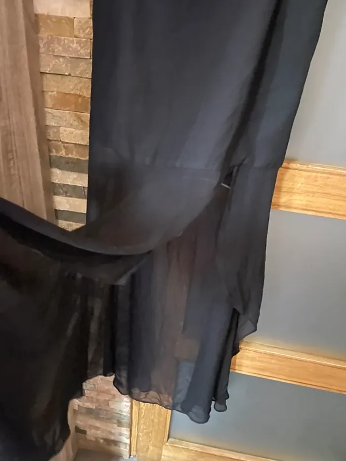 Belle robe noire, longue taille XL, Zara - photo numéro 3