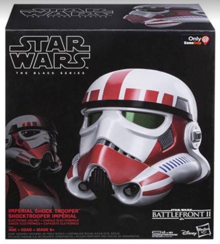 HASBRO – Star wars - Imperial Shock Trooper The Black Series Helmet. Neuf