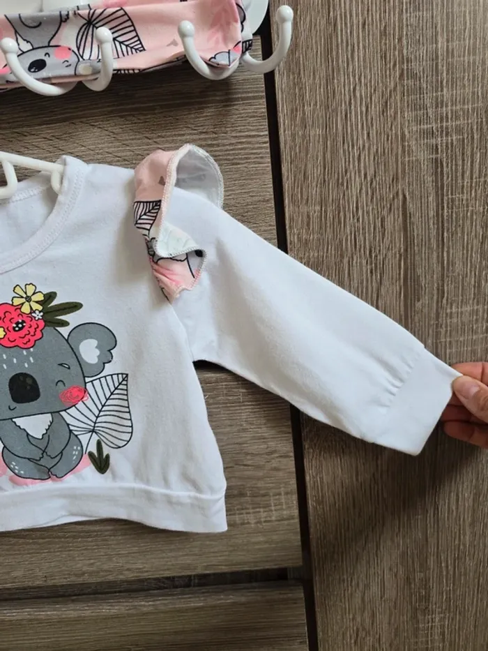 Vêtement Bébé Fille - Ensemble Koala - 9/12 mois - photo numéro 4