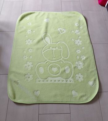 Couverture bébé Ozililck, vert pâle