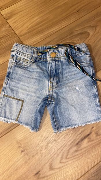 Short en jeans garçon