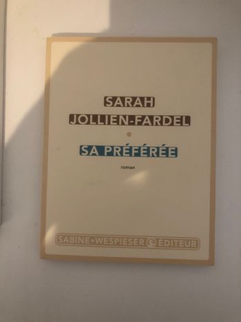 Sa préférée - Sarah Jollien Fardel