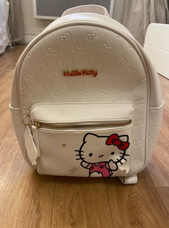 Sac à dos Hello Kitty blanc 29x24x11 cm