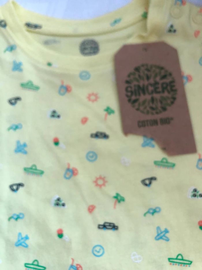 Ensemble fille 9 mois tee shirt neuf - photo numéro 2