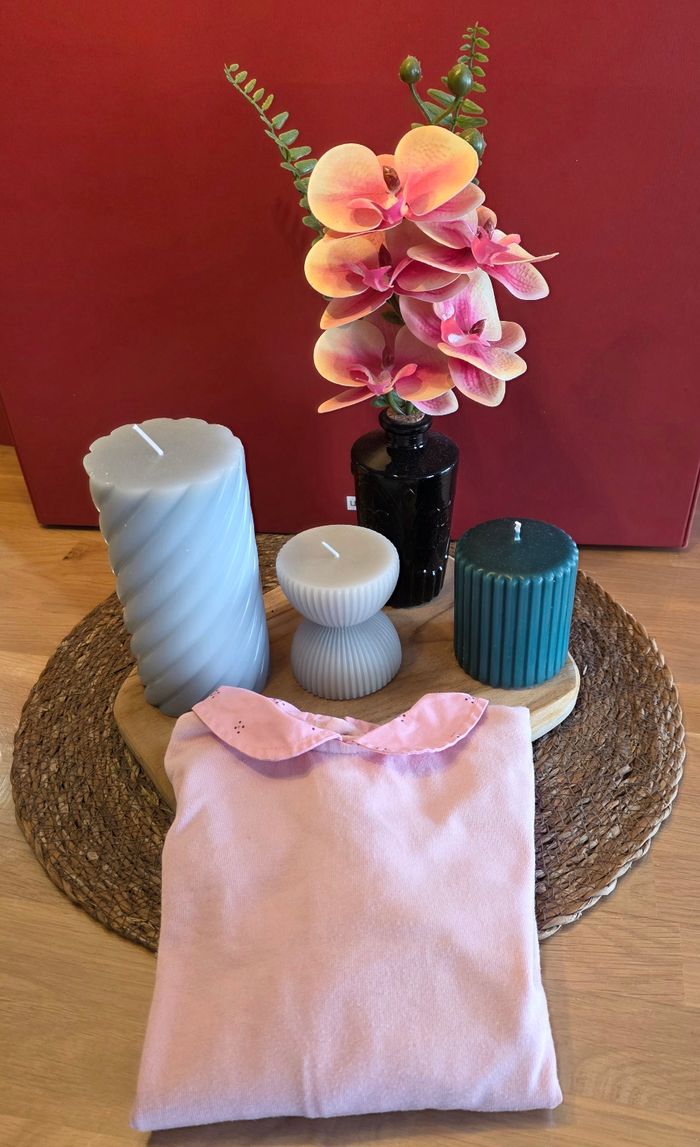 Tee-shirt ML rose 18 mois