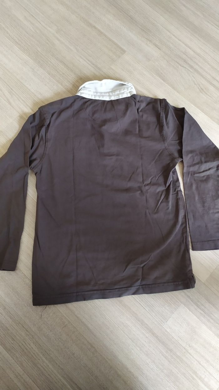 Polo manches longues gris - photo numéro 3