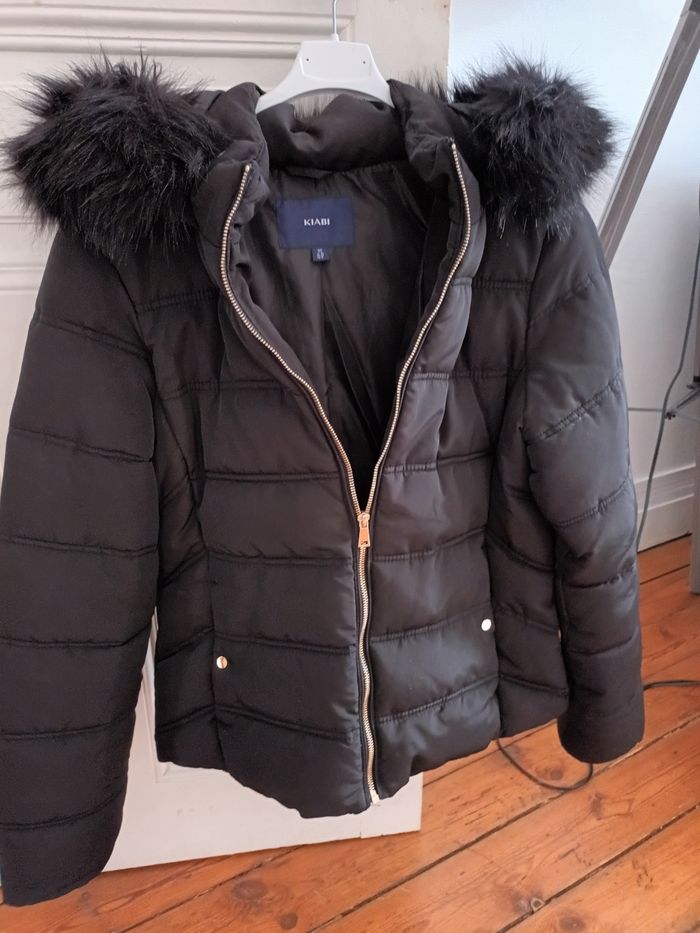 Doudoune noire KIABI T42