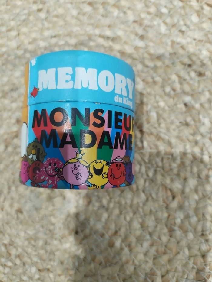 Jeu Memory, Monsieur Madame, dès 3 ans, TBE