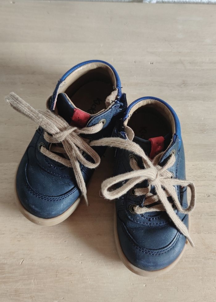 Bottines cuir kickers T22 - photo numéro 2