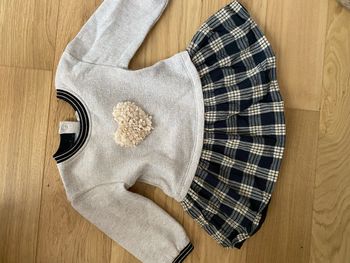 Robe de fête orchestra 12 mois beige et noire