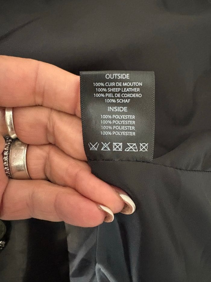 Blouson en cuir véritable - photo numéro 3