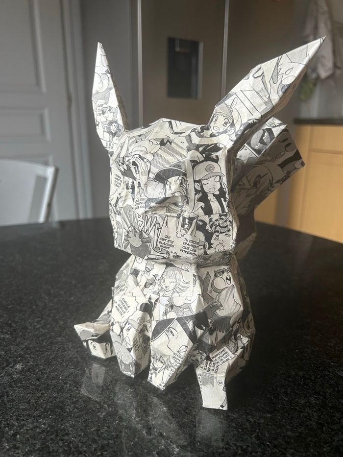 Sculpture Pikachu, Pokémon, neuf