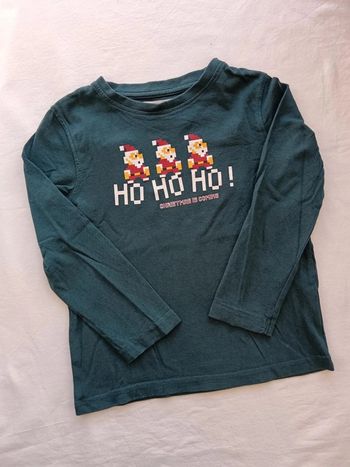 T-shirt ML In extenso 4 ans Noël