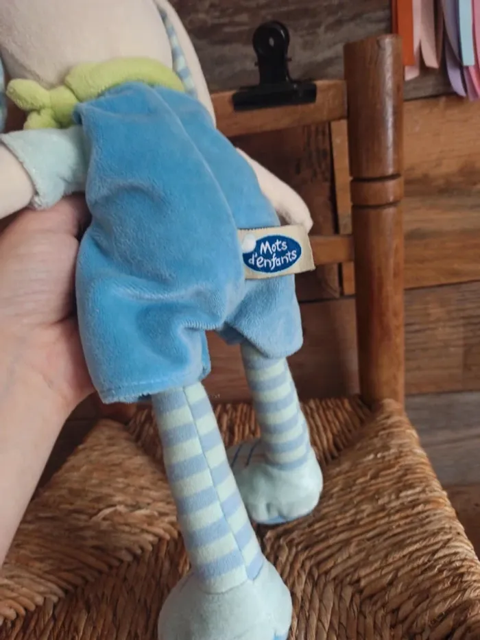 Peluche chien mots d enfants tbe - photo numéro 5