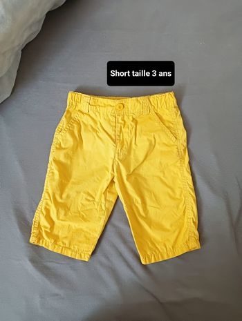 Short / bermuda 3ans garçon 