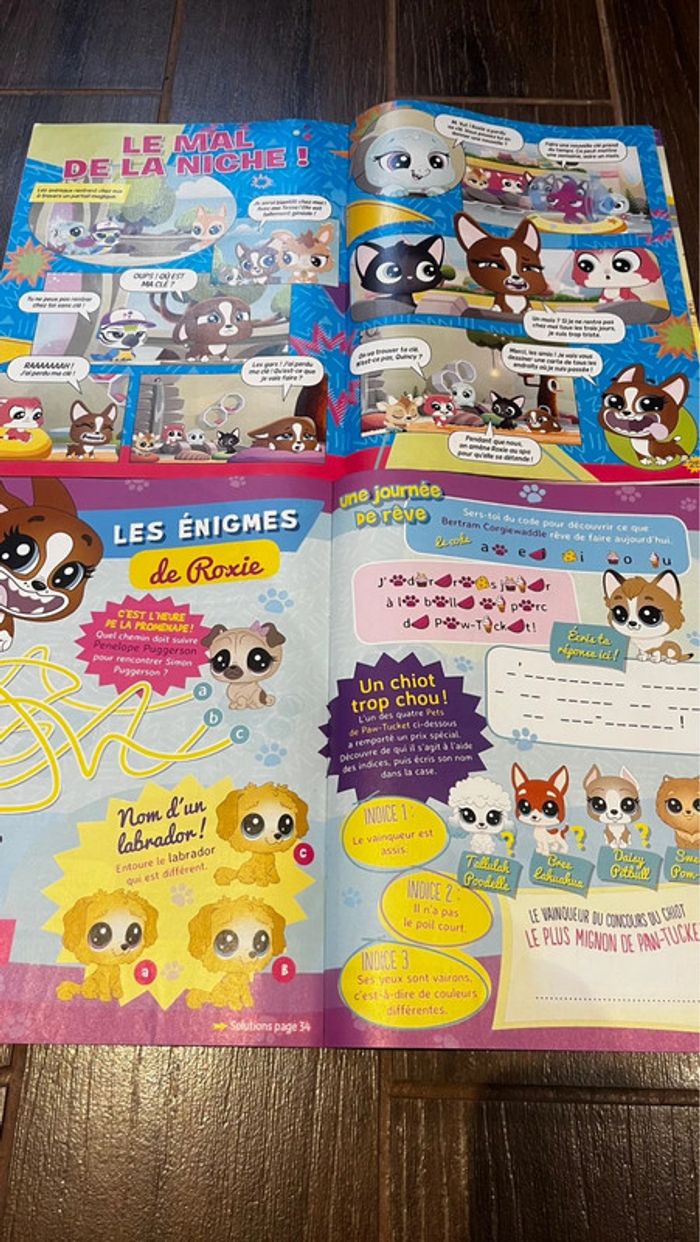 Lot 2 magazines littlest pet shop - photo numéro 3