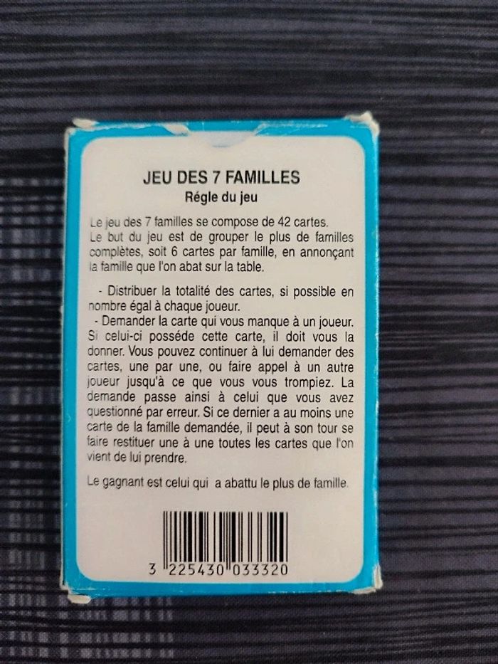 Jeu de 7 familles - animaux de la ferme - photo numéro 2