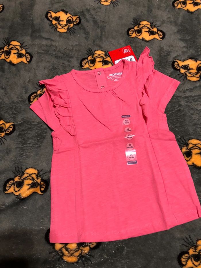 T-shirt rose orchestra - n e u f