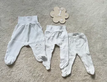 Lot pantalons blanc 1 mois
