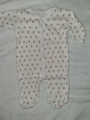 Pyjama en coton taille 0-1 mois