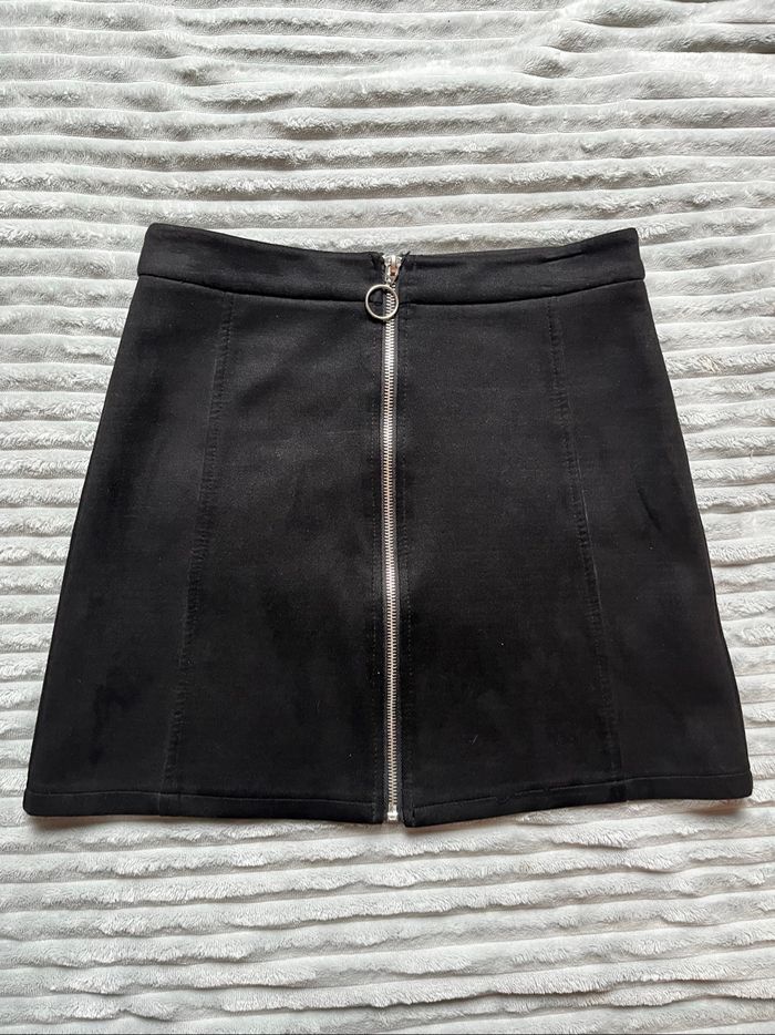 jupe noire velours