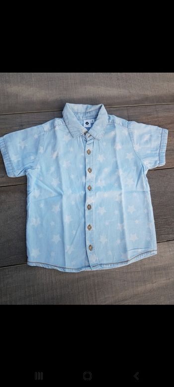 Chemise grain de blé taille 4ans