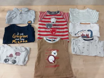 Lot T-shirt manches longues