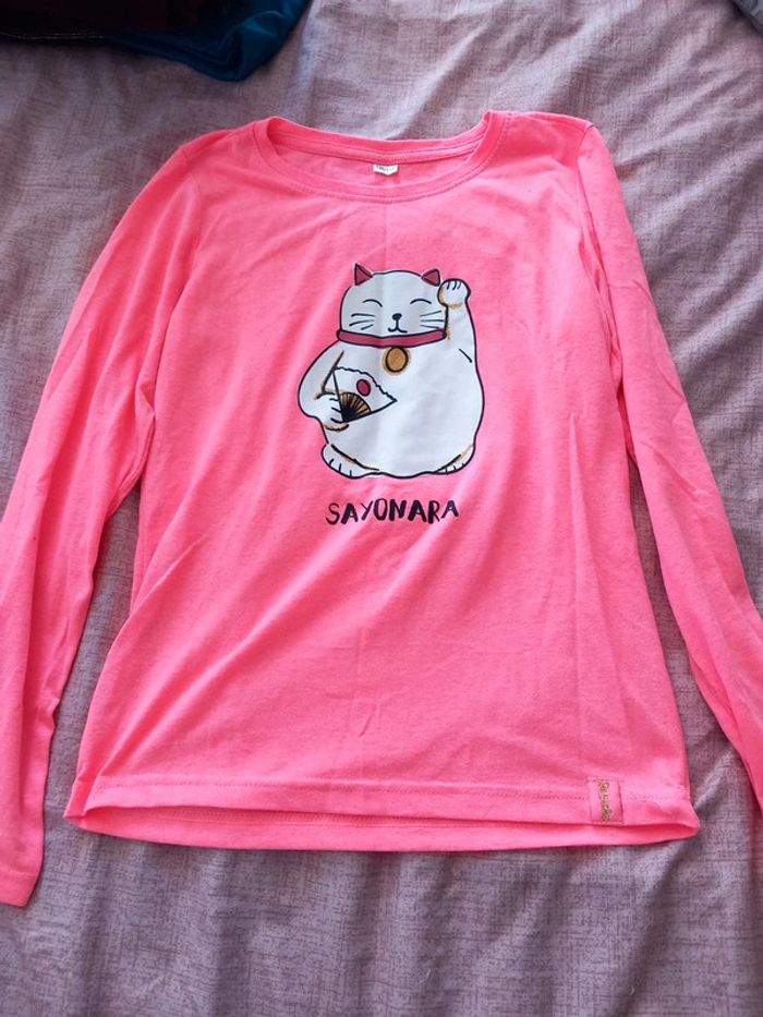 Lot de 9 tee-shirts manche longue 12 ans - photo numéro 5