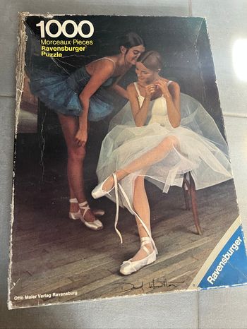Puzzle danseuse étoile vintage