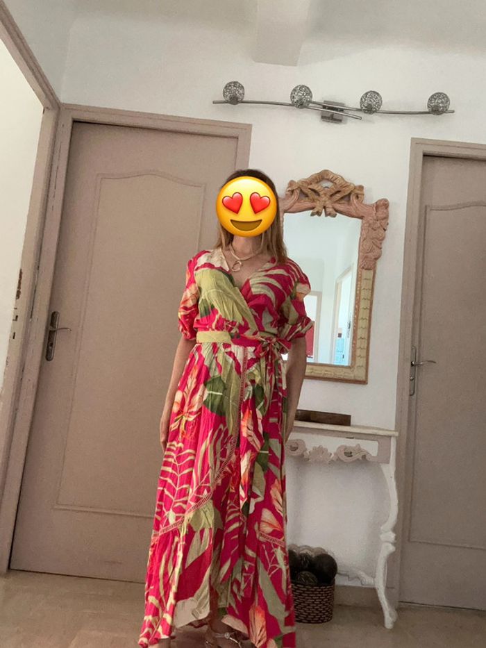 Robe longue portefeuille Powder M neuve - photo numéro 2