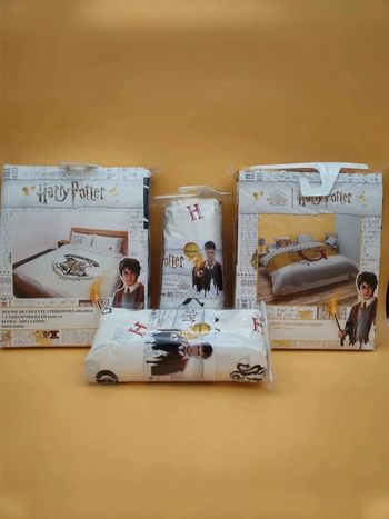 Lot Harry Potter – 2 parures + 2 draps housse
