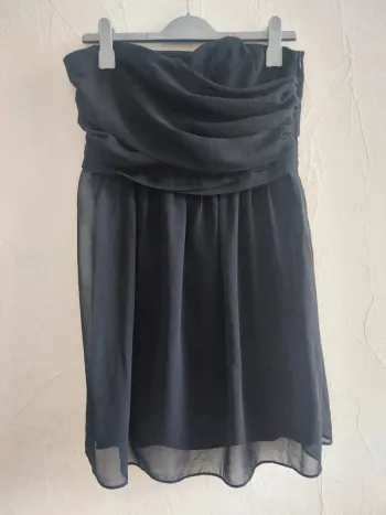 Robe bustier élégante noire Taille 42