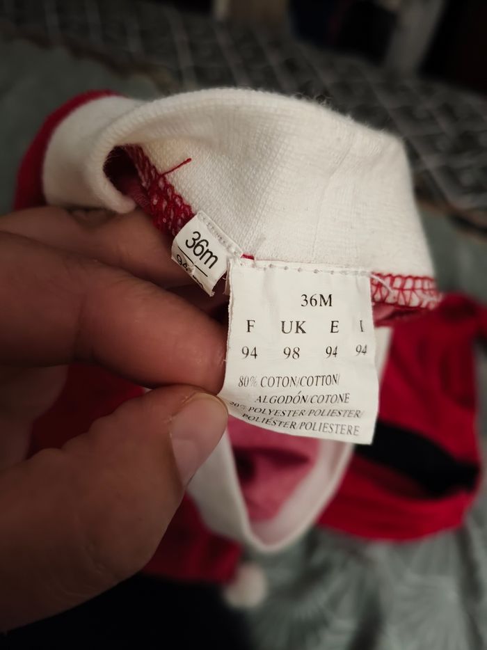 Pyjama noel chaud 36 mois avec pieds - photo numéro 4