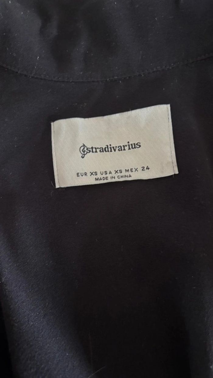 💕 blazer en tissus noir #stradivarius taille 34 XS - photo numéro 6