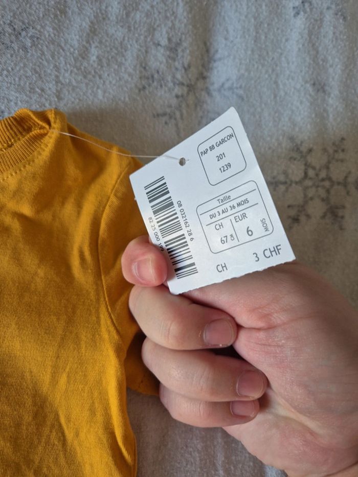 T shirt 6 mois neuf - photo numéro 4