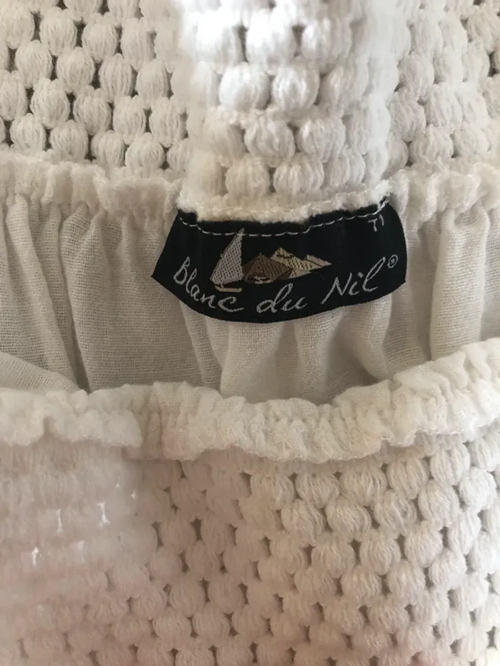 Jupe blanche Blanc du Nil en taille 1 - photo numéro 5