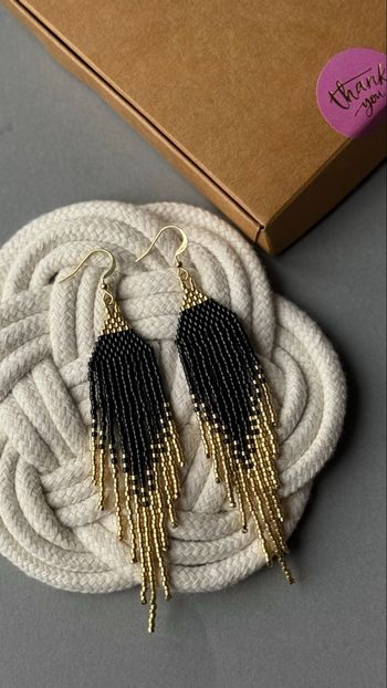 Boucles d’oreilles fait main Miyuki 