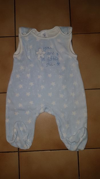 Pyjama en velour sans manche