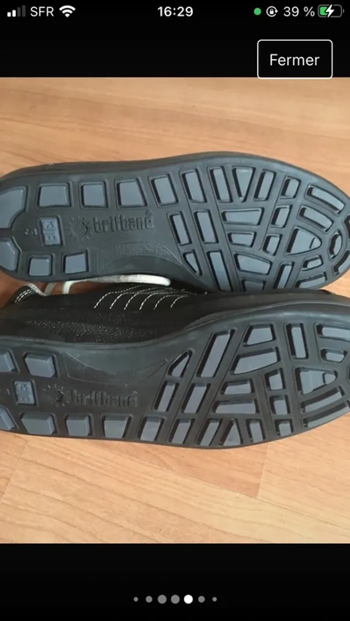 Chaussures de sécurité marque Jallatte en 38 jamais portée - photo numéro 5
