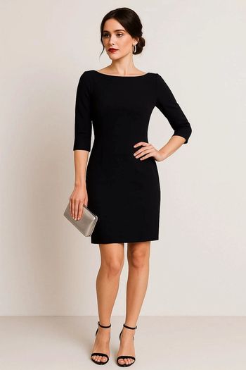 Petite Robe Noire – cousu main Modèle unique Taille S/M