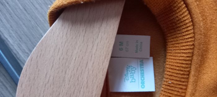 Sweat moutarde roi lion - photo numéro 4