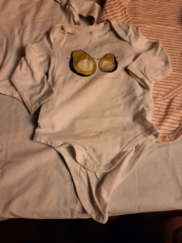 Lot de 3 bodys tao 6 mois - photo numéro 2